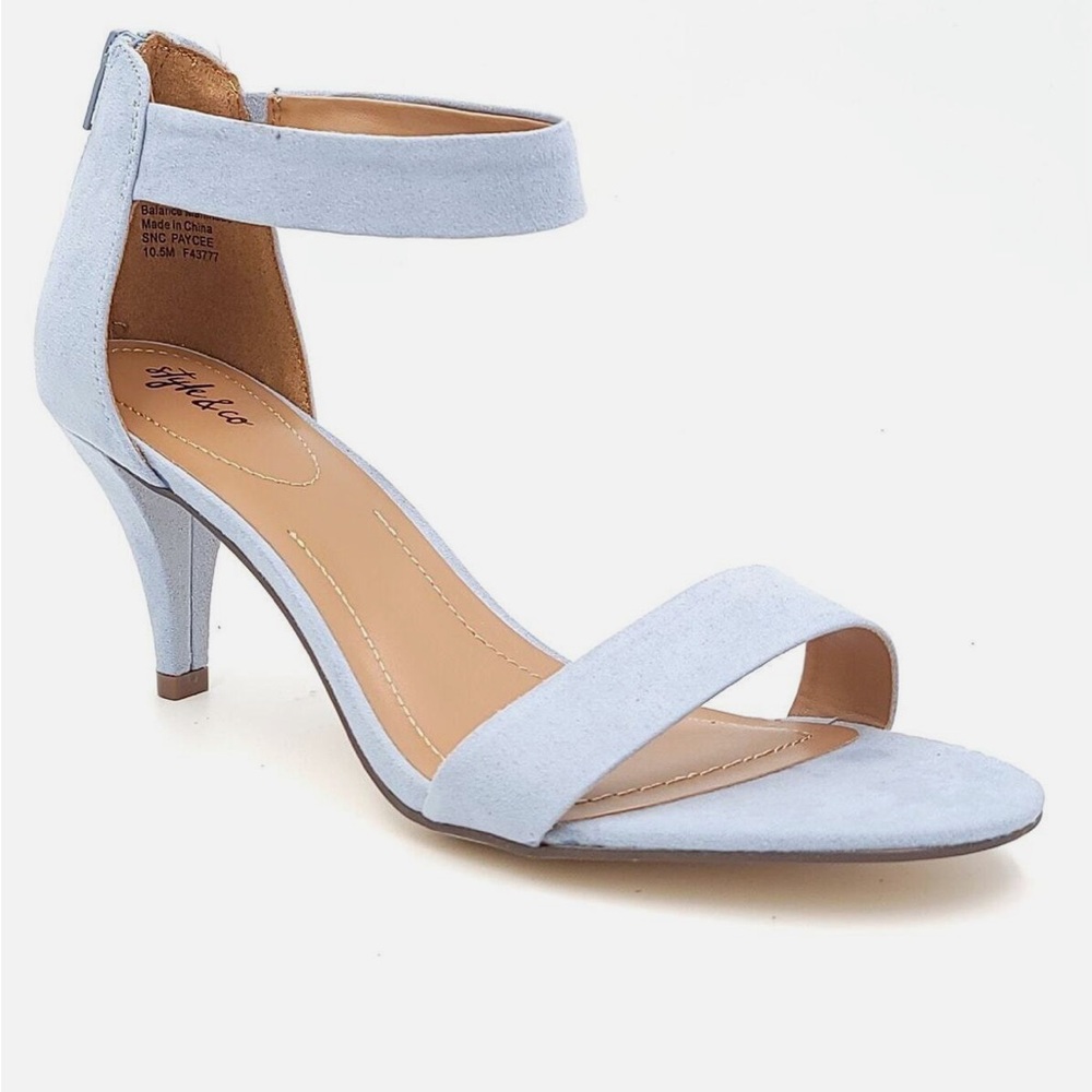 Women's Paycee Two-Piece Dress Sandals Heels Size 9 Style & Co.